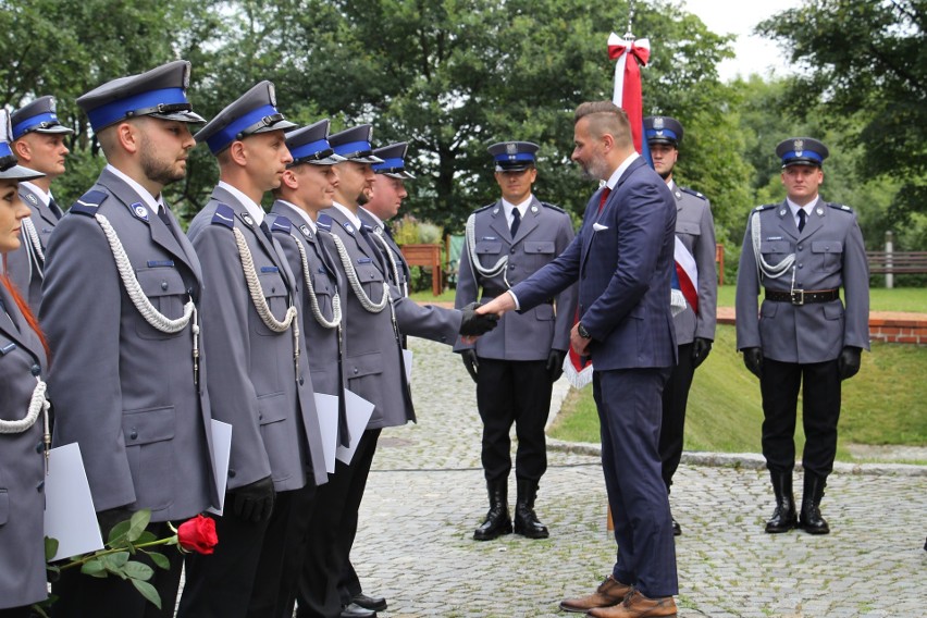 Oświęcimscy policjanci świętowali.