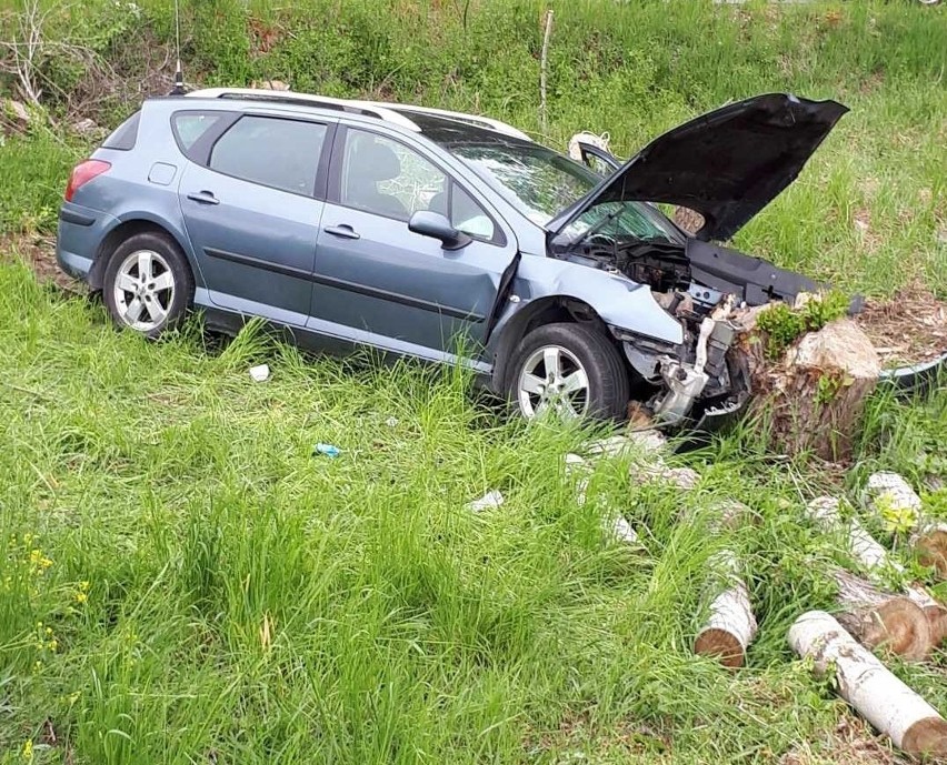 Wypadek w Skorzowie na krajowej trasie numer 73. Jedna osoba ranna