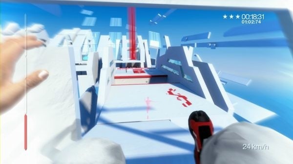 Screen z Mirror's Edge.