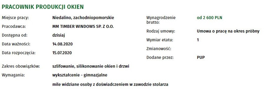 50 nowych ofert pracy w Koszalinie i okolicach. Sprawdź!