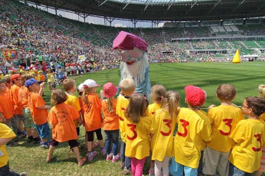 Wrocław: Dzień Przedszkolaka na Stadionie Miejskim (ZDJĘCIA, FILM)