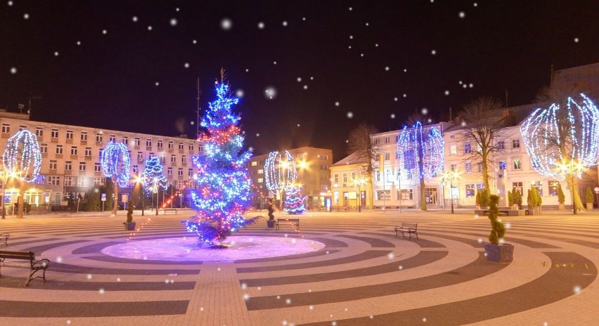 Iluminacje świąteczne w panoramie - wykonanie Tomasz Tetela....