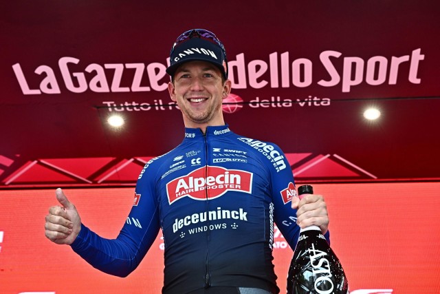 Kaden Groves, zwycięzca piątego etapu Giro d'Italia.
