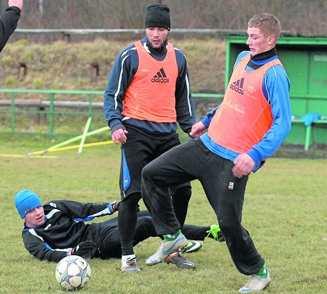 Sandecja trenuje obecnie raz dziennie, tocząc m.in. gierki wewnętrzne