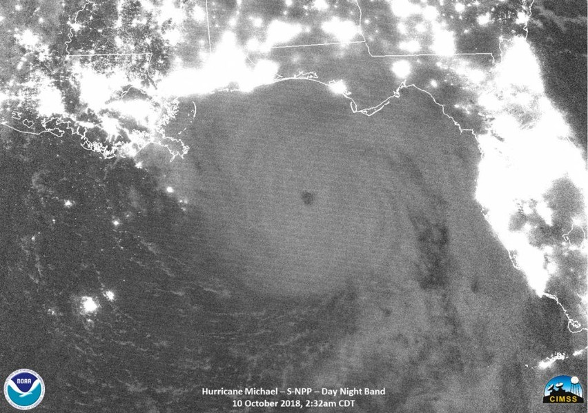 Huragan Michael pustoszy Florydę. Są ofiary śmiertelne. Jak wygląda huragan z kosmosu? NASA publikuje zdjęcia i wideo