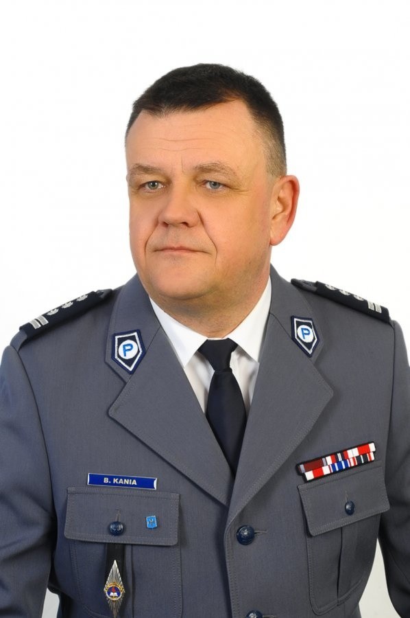 Inspektor Bogusław Kania Komendant Miejski Policji w...