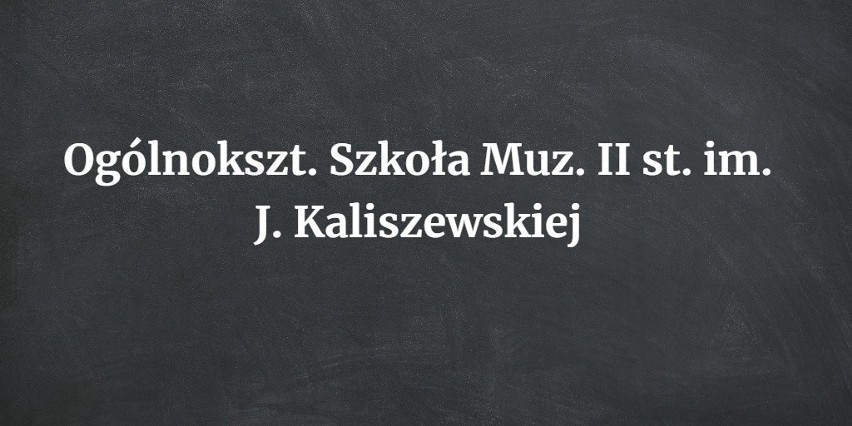 20. Ogólnokształcąca Szkoła Muzyczna II st. im. J....