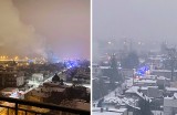 Duży pożar w Bydgoszczy. 10 zastępów straży w akcji [zobacz zdjęcia]