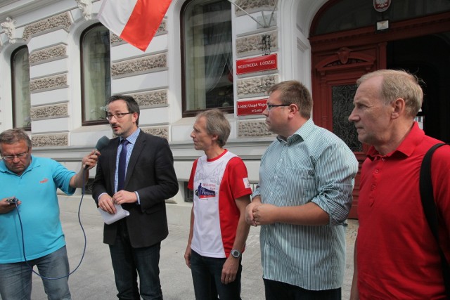 Ci panowie robią wiele dla biegaczy w Łodzi (od lewej): Krzysztof Piątkowski, Jacek Chmiel, Robert Blesiński, Gabriel Kabza
