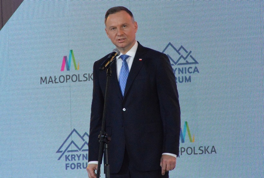 Krynica Forum 2022. Prezydent RP Andrzej Duda: Jesteśmy w przełomowym momencie, kiedy zaczyna się odbudowa