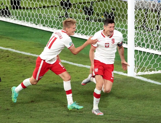 Robert Lewandowski zdobył m.in. trzy bramki dla Polski podczas Euro 2020