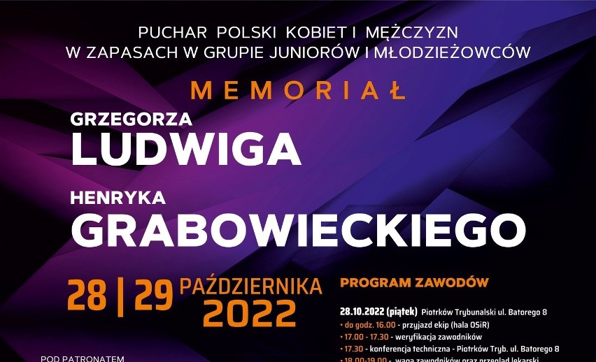 Zapasy. W piotrkowskiej hali OSiR „Relax” II Memoriał Grzegorza Ludwiga i Henryka Grabowieckiego