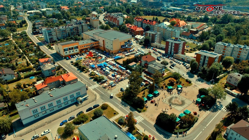 Tak prezentuje się Radlin z lotu ptaka