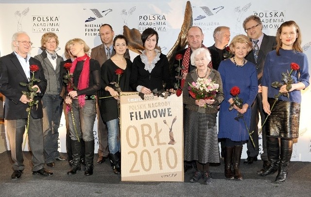 Nominacje do Orłów 2010 odczytali dotychczasowi laureaci tej nagrody oraz członkowie Polskiej Akademii Filmowej.