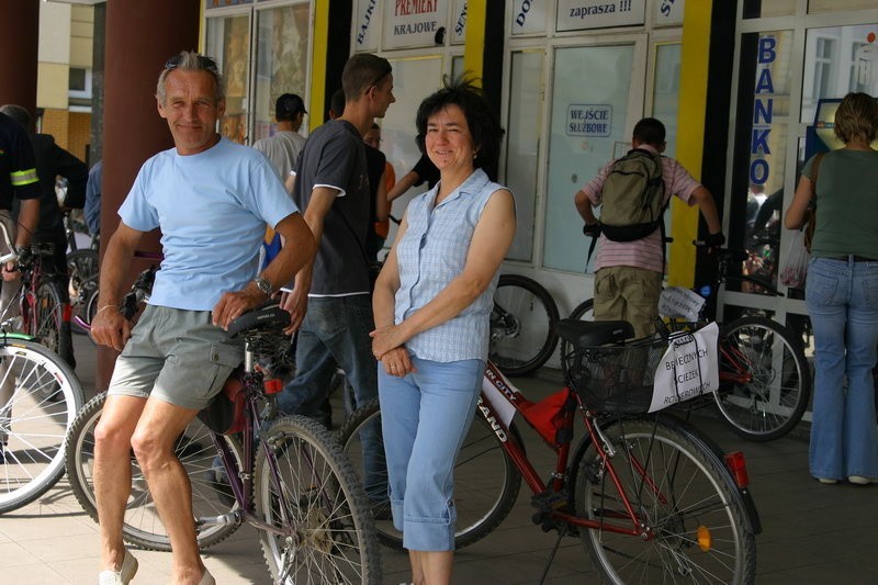 W sobote przez centrum Slupska przejechalo okolo stu...