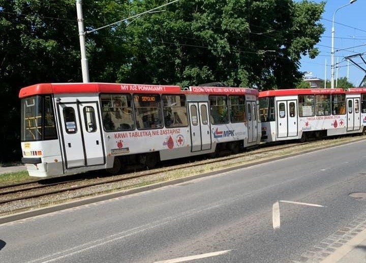 Wykoleił się tramwaj na pętli Klecina we Wrocławiu [ZDJĘCIA]