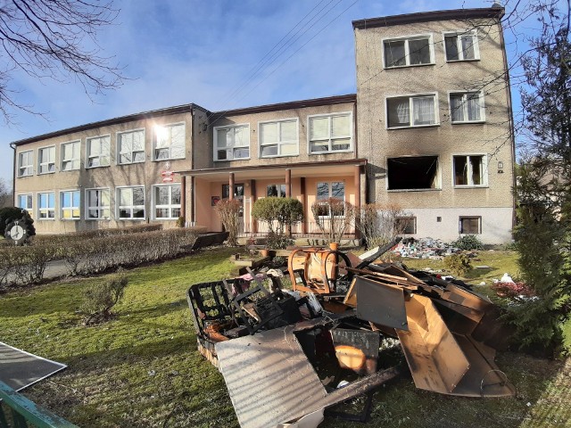 Wybuch gazu w budynku szkoły w Wachowie koło Olesna