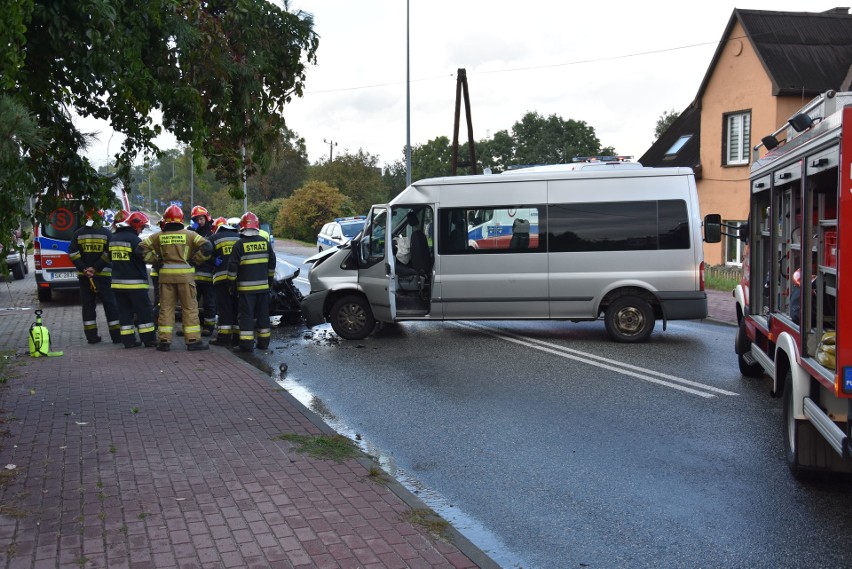 Wypadek na Gliwickiej w Rybniku - Wielopolu. Droga...