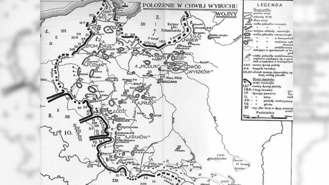 Rozmieszczenie formacji Wojska Polskiego wzdłuż granic w przededniu wojny