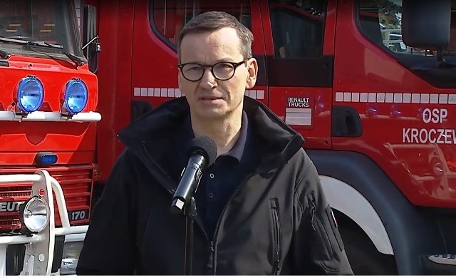 Premier Mateusz Morawiecki zwrócił się do strażaków-ochotników.