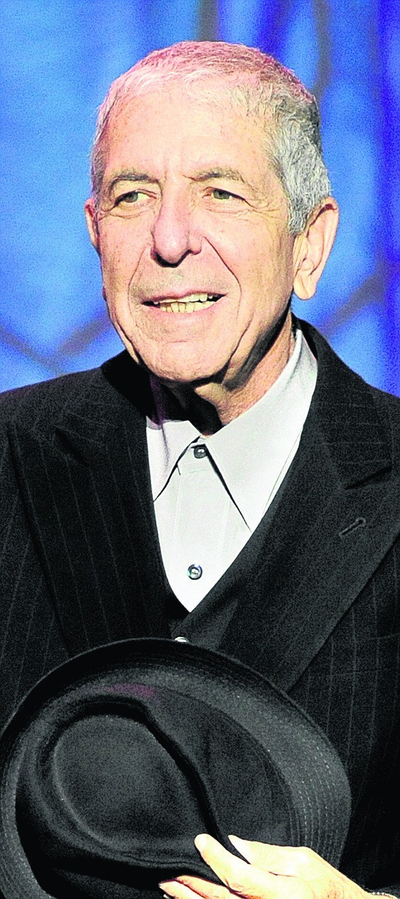 Leonard Cohen, kanadyjski poeta, pisarz i piosenkarz...