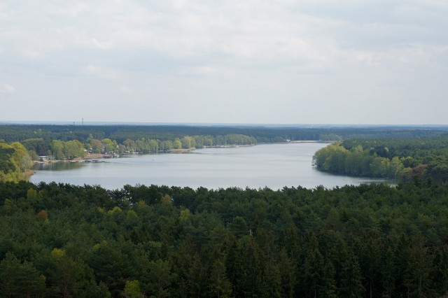 Ukochane lasy Zbigniewa Kowalczuka i Jezioro Sławskie, które zabrało mu życie.