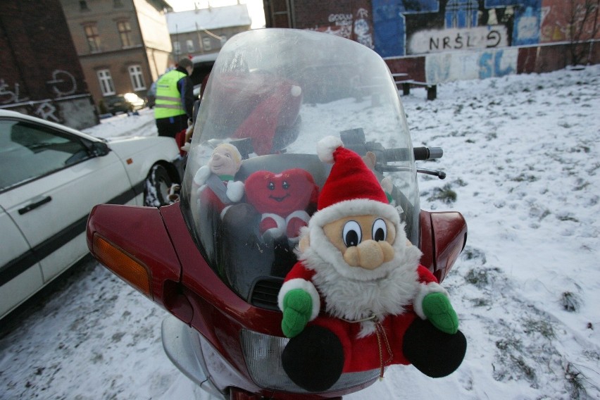 Mikołaje na motocyklach w Rudzie Śląskiej [ZOBACZ ZDJĘCIA]