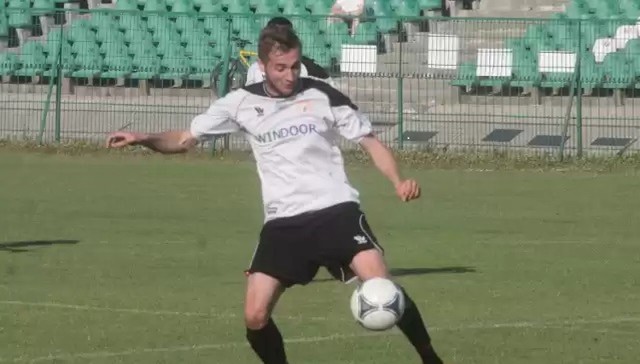 Konrad Rudnicki z Pilicy Białobrzegi zdobył w ten weekend dwa gole.
