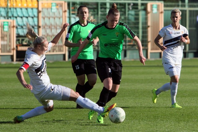 Gabriela Grzywińska i Sylwia Matysik były w sobotę najlepszymi zawodniczkami Górnika na boisku