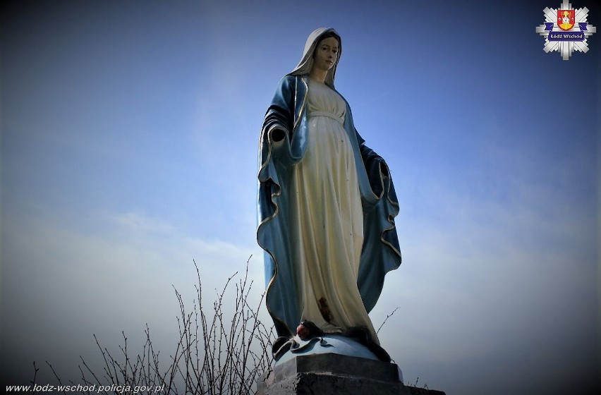 Figurkę Matki Bożej w kapliczce w Koluszkach zniszczył...