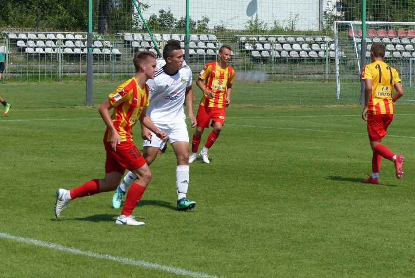 Korona Kielce wygrała z GKS Bełchatów w Centralnej Lidze Juniorów. Zwycięski gol debiutanta  [DUŻO ZDJĘĆ]