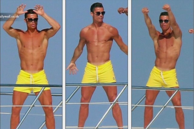 Christiano Ronaldo na wakacjach