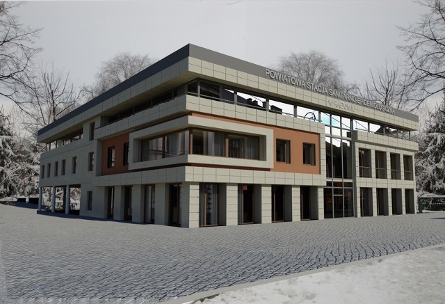 Tak wygląda projekt nowej siedziby radomskiego Sanepidu.