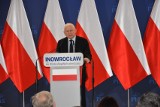 Jarosław Kaczyński na konferencji w Inowrocławiu: - Naród to wspólnota, która jest podstawą państwa