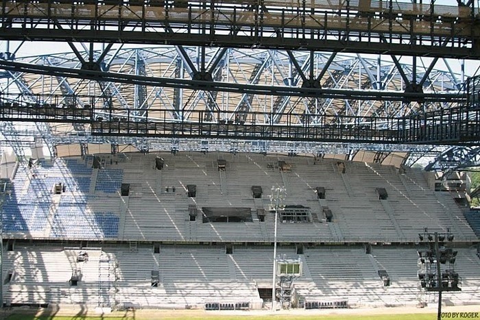 Budowa stadionu Lecha Poznań (18 czerwca 2010)