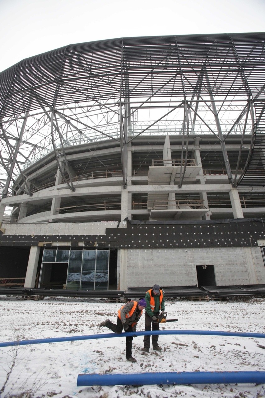 Budowa nowego stadionu Górnika Zabrze będzie wznowiona w kwietniu? [ZDJĘCIA, HISTORIA BUDOWY]