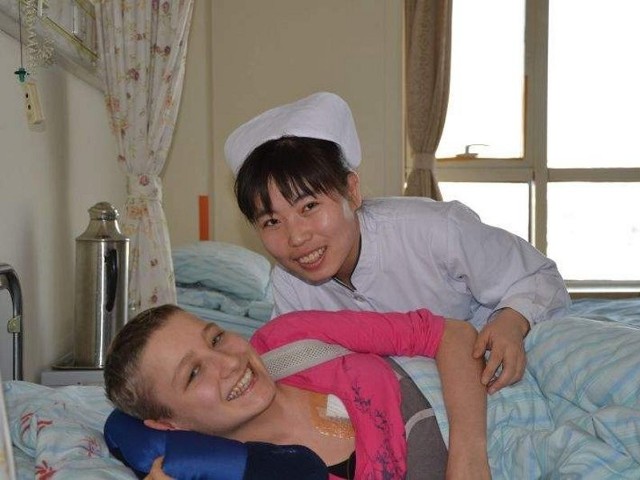 Iza Partyka od dwóch tygodni przebywa w chińskim szpitalu onkologicznym w Tjanjin