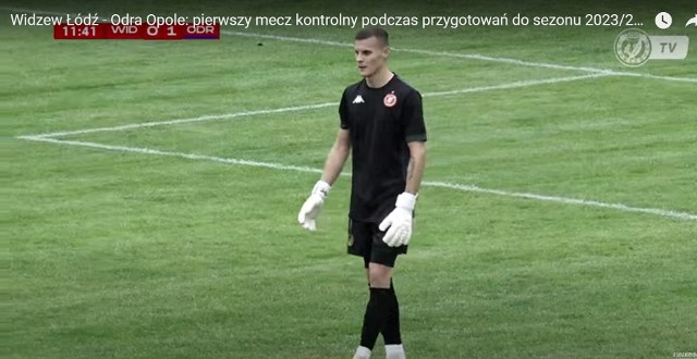 Wiktor Kaczorowski był testowany w bramce Widzewa