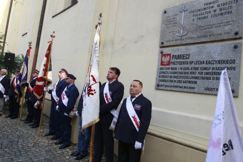 Obchody XXXVIII rocznicy powstania NSZZ Solidarność w Łodzi