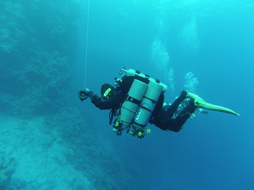 Tak wygląda podwodny świat na głębokości  160 metrów. Rekord...