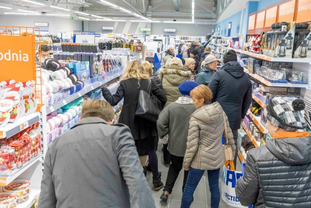 Wśród kupujących największym zainteresowaniem cieszył się sklep Action