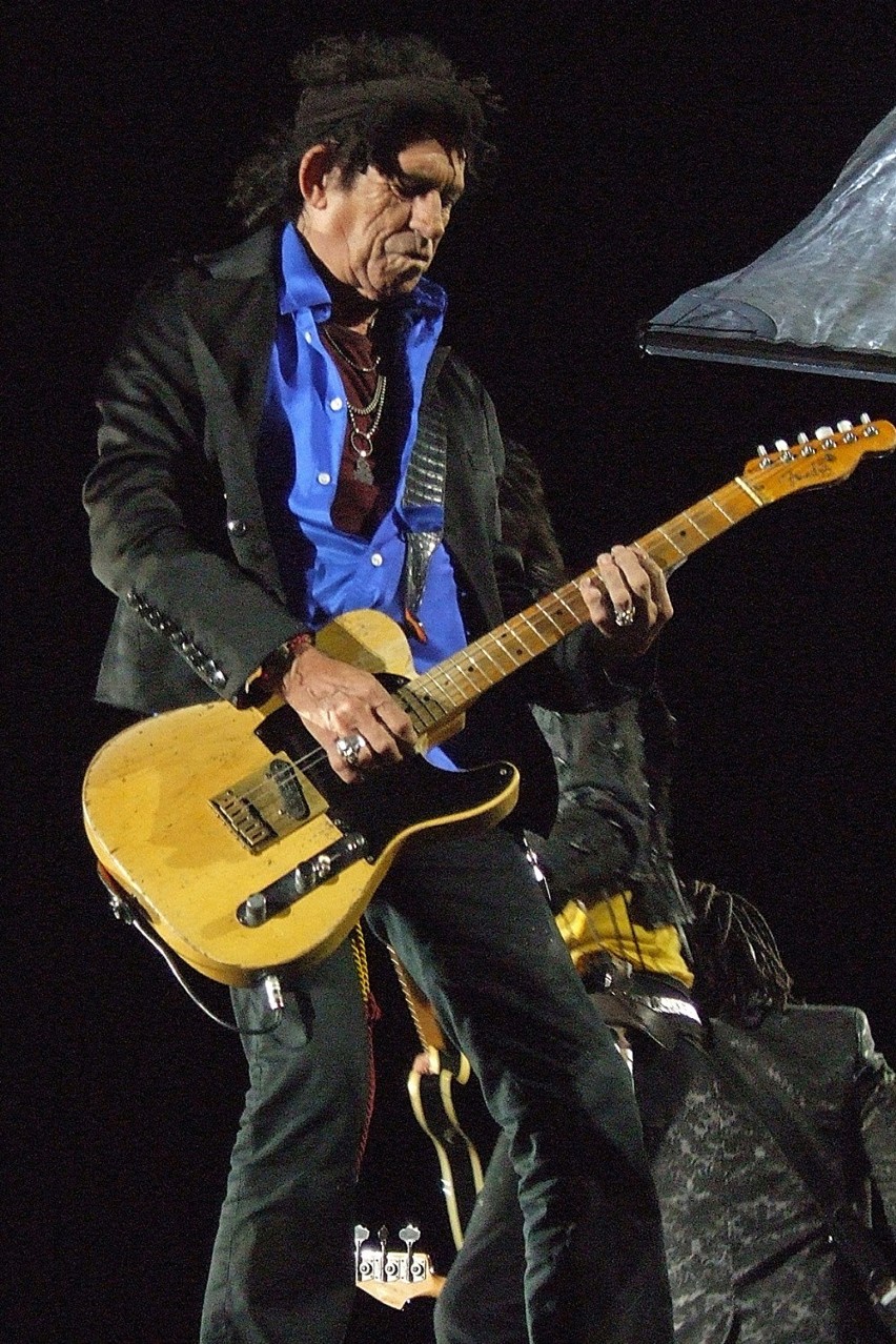 U Keitha Richardsa, gitarzysty The Rolling Stones,...