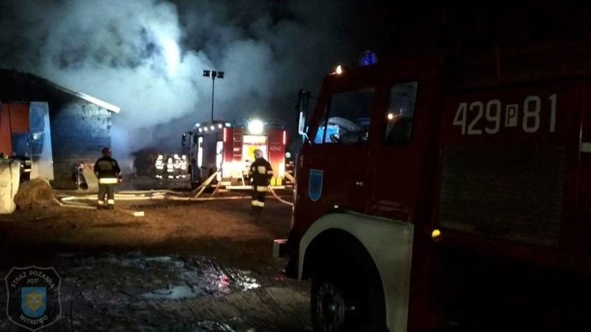 Gniezno: Pożar w Braciszewie. 30 jednostek straży w akcji....