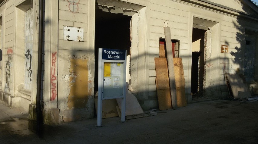 Remont dworca na Maczkach w Sosnowcu