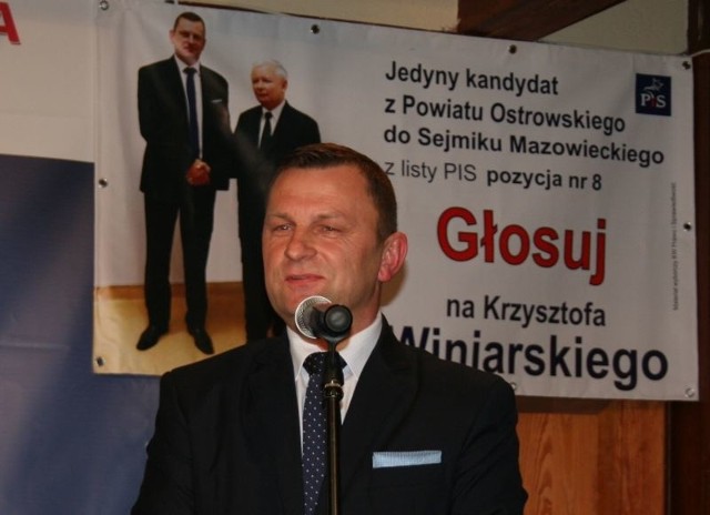 Krzysztof Winiarski kandyduje z listy PiS