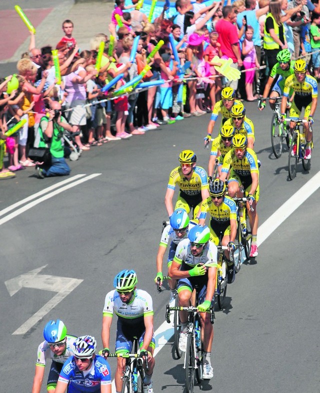 Finisz przy Spodku jest jedną z największych atrakcji Tour de Pologne, ze względu na zawrotną szybkość jaką osiągają kolarze