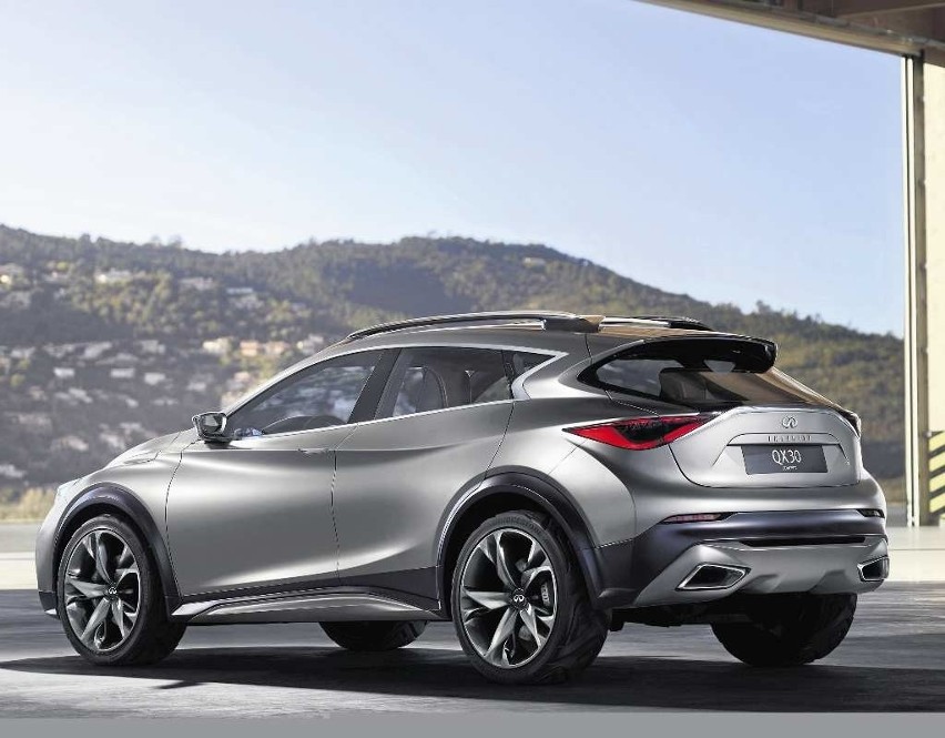 Śmiały stylistycznie projekt prototypowego Infiniti QX30