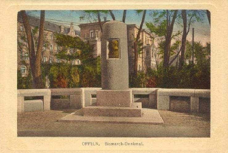 Pomnik Bismarcka w przedwojennym Oppeln stał naprzeciwko...