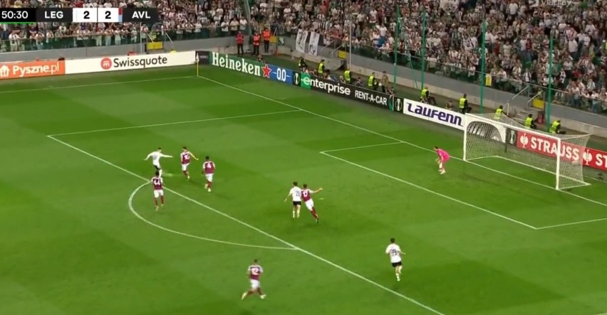 Skrót meczu Legia Warszawa - Aston Villa 3:2 [WIDEO] Wspaniała gra, wynik jeszcze lepszy