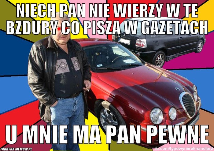 Typowy Mirek [MEM] handlarz aut podbija internet! [NAJLEPSZE ZDJĘCIA]